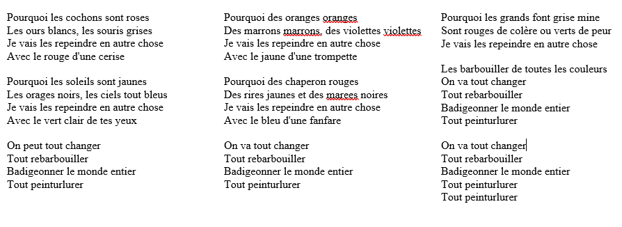 Paroles de Gribouille la grenouille